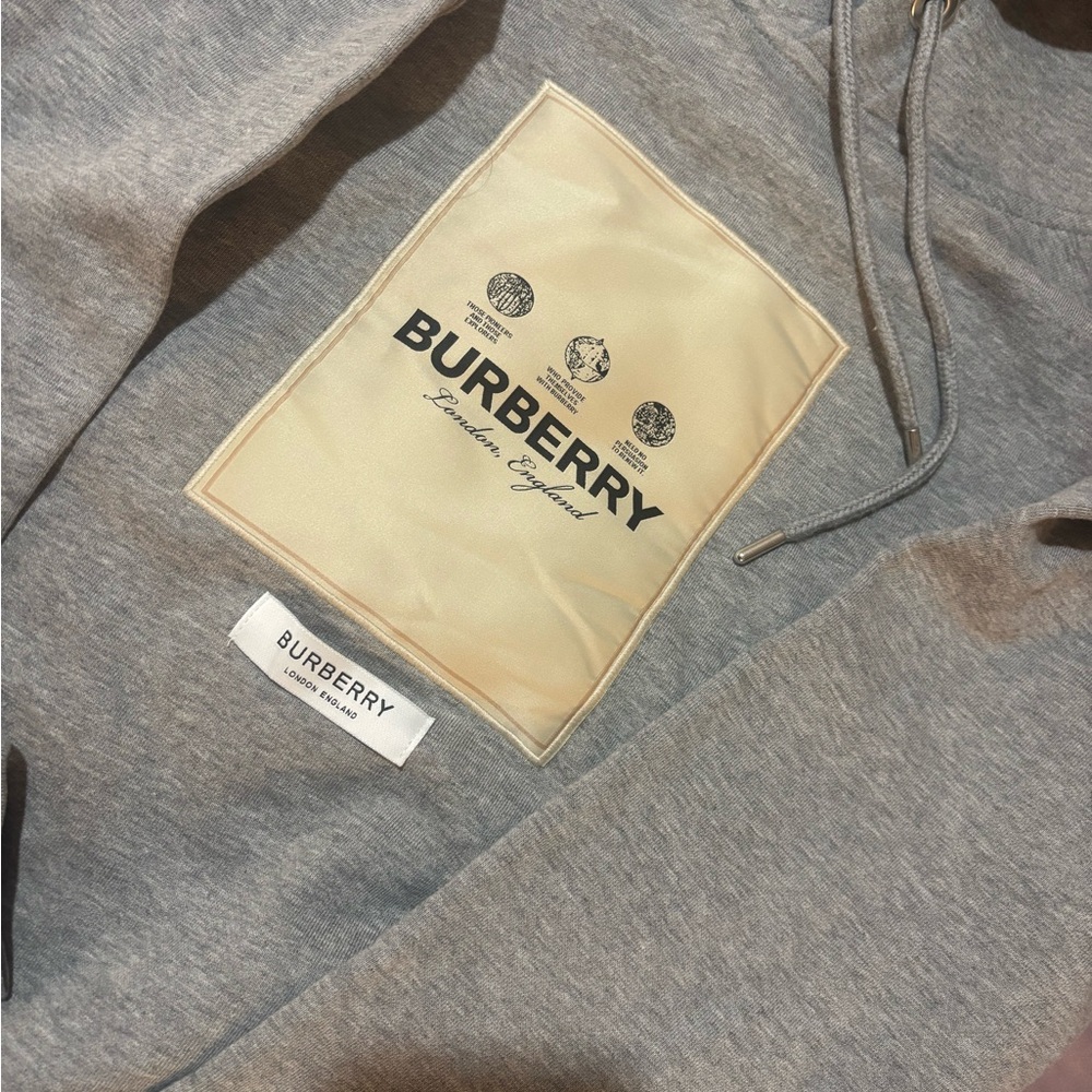 Burberry Owie Label Logo Hoodie